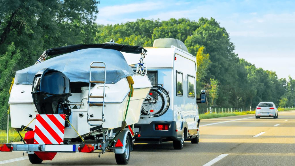 towing a car behind an RV